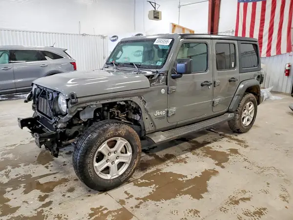 1C4HJXDN5KW644771 — 2019 Jeep Wrangler, Передняя часть (Front End), фото до ремонта
