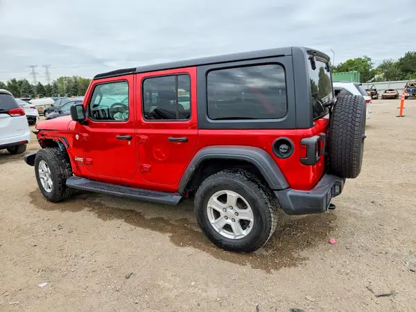 1C4HJXDG4KW681800 — 2019 Jeep Wrangler, фото 2 с аукциона Copart, Передняя часть