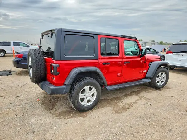 1C4HJXDG4KW681800 — 2019 Jeep Wrangler, фото 3 с аукциона Copart, Передняя часть