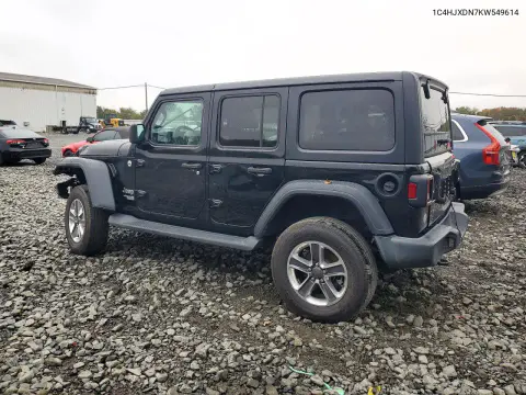 2019 Jeep Wrangler Unlimited Sport VIN 1C4HJXDN7KW549614 фото 2