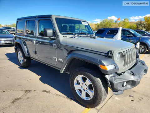 2019 Jeep Wrangler Unlimited Sport VIN 1C4HJXDGXKW507536 фото 4