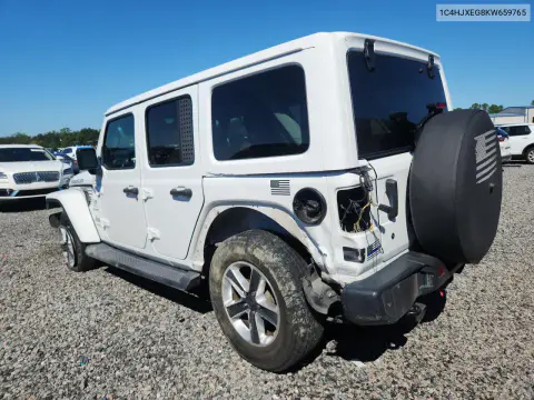 2019 Jeep Wrangler Unlimited Sahara VIN 1C4HJXEG8KW659765 фото 2