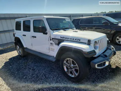 2019 Jeep Wrangler Unlimited Sahara VIN 1C4HJXEG8KW659765 фото 4