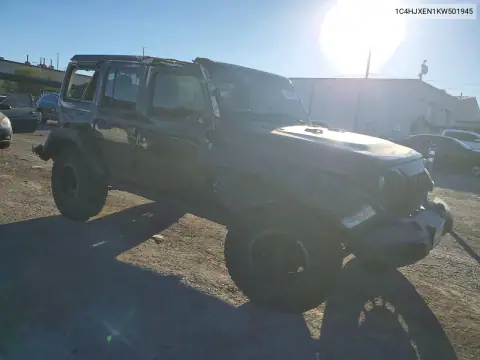 1C4HJXEN1KW501945 — 2019 Jeep Wrangler, фото 4 с аукциона Copart, Переворот