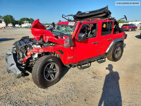 1C4HJXDN3LW180445 — 2020 Jeep Wrangler, Повреждения со всех сторон, фото до ремонта