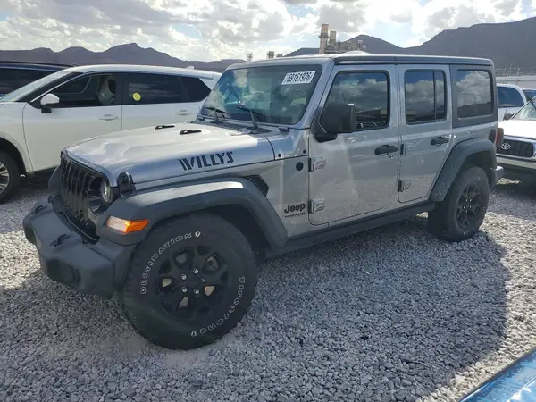 1C4HJXDG3LW169270 — 2020 Jeep Wrangler, Передняя часть (Front End), фото до ремонта