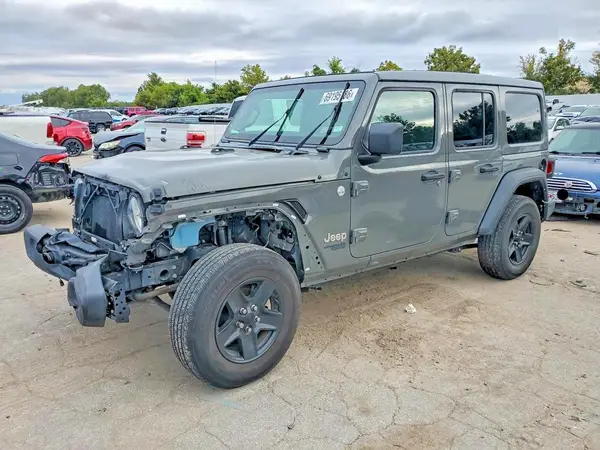 1C4HJXDG5LW284517 — 2020 Jeep Wrangler, Передняя часть (Front End), фото до ремонта