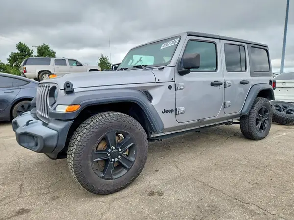 1C4HJXDG9LW186736 — 2020 Jeep Wrangler, Задняя часть (Rear End), фото до ремонта