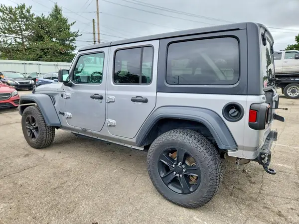 1C4HJXDG9LW186736 — 2020 Jeep Wrangler, фото 2 с аукциона Copart, Задняя часть