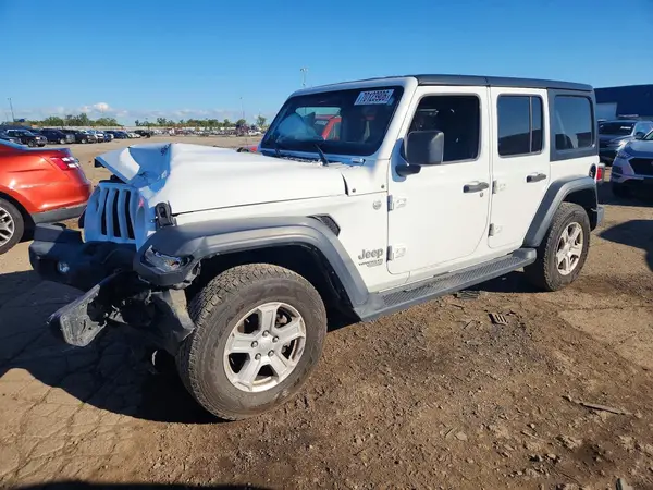 1C4HJXDN1LW269754 — 2020 Jeep Wrangler, Передняя часть (Front End), фото до ремонта