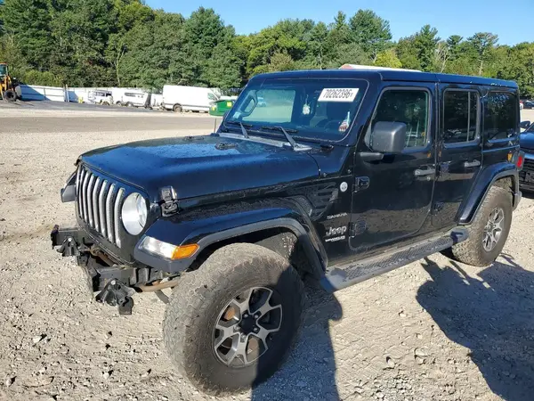 1C4HJXEN9LW120345 — 2020 Jeep Wrangler, Передняя часть (Front End), фото до ремонта