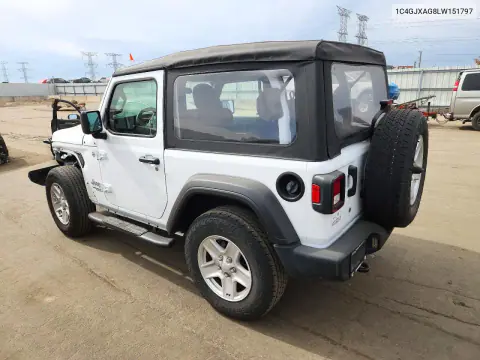 2020 Jeep Wrangler Sport VIN 1C4GJXAG8LW151797 фото 2