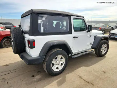 2020 Jeep Wrangler Sport VIN 1C4GJXAG8LW151797 фото 3