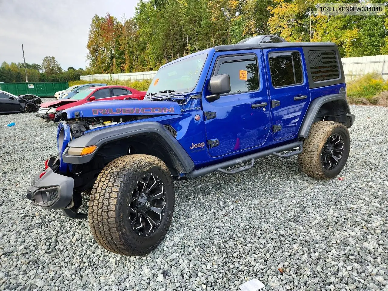 2020 Jeep Wrangler Unlimited Rubicon VIN 1C4HJXFN0LW334848 фото 1