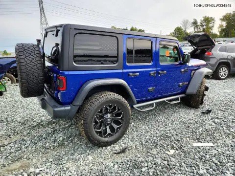 2020 Jeep Wrangler Unlimited Rubicon VIN 1C4HJXFN0LW334848 фото 3