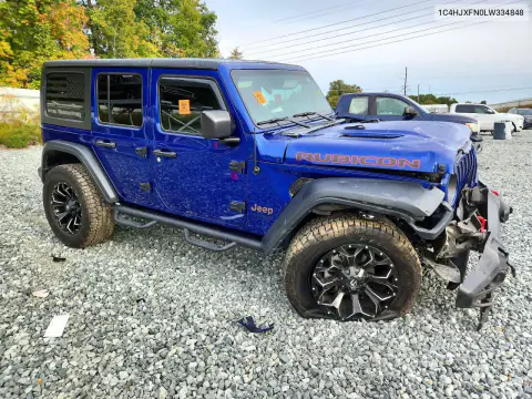 2020 Jeep Wrangler Unlimited Rubicon VIN 1C4HJXFN0LW334848 фото 4