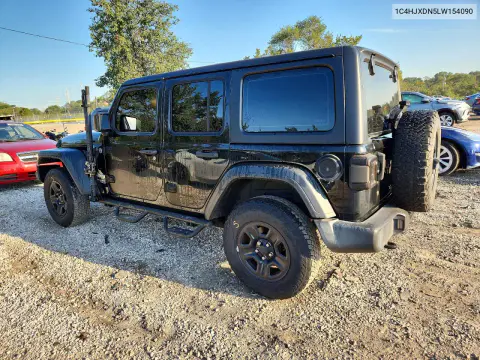 2020 Jeep Wrangler Unlimited Sport VIN 1C4HJXDN5LW154090 фото 2