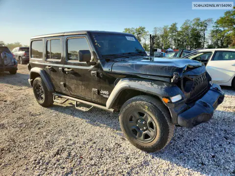 2020 Jeep Wrangler Unlimited Sport VIN 1C4HJXDN5LW154090 фото 4