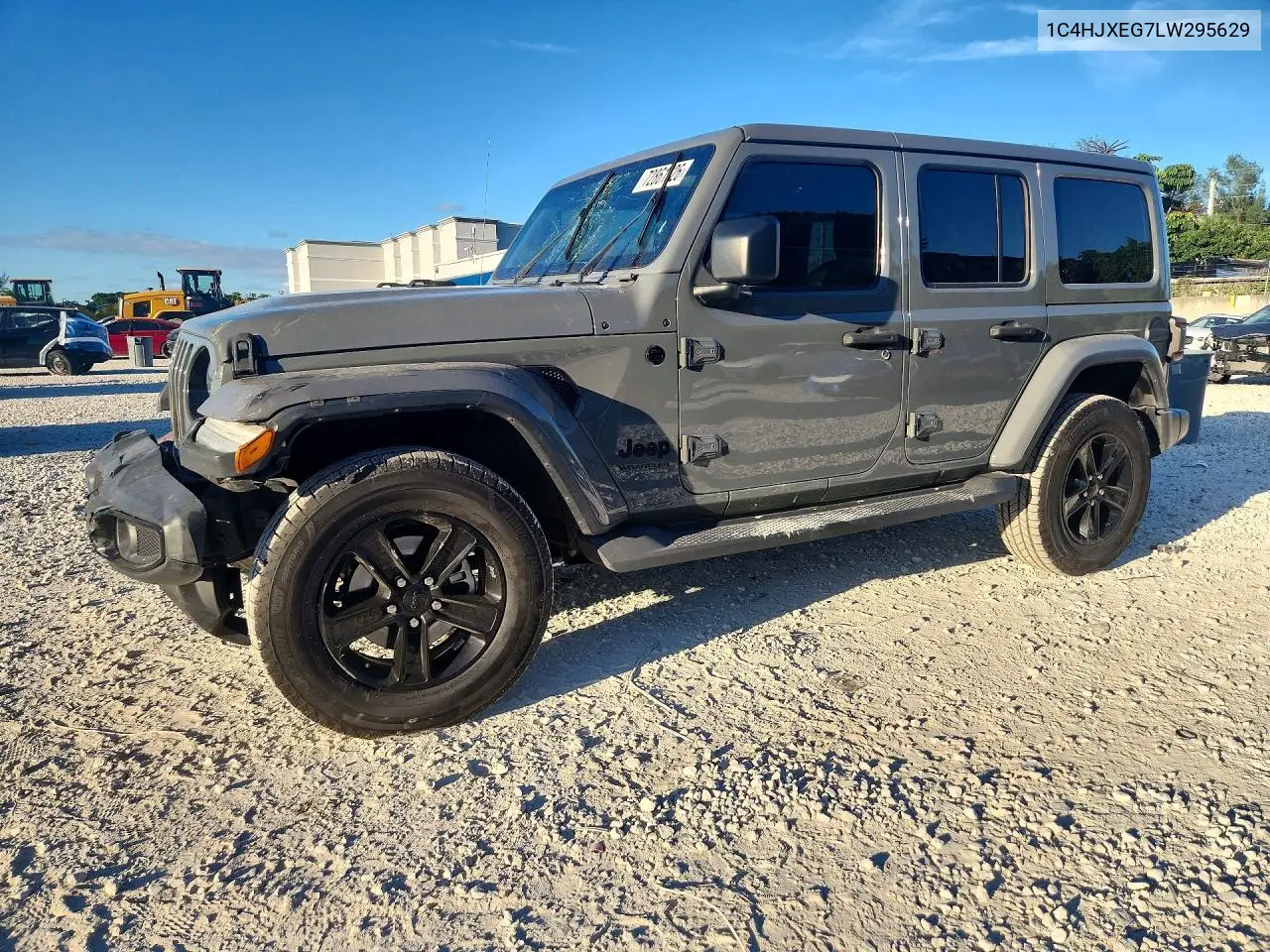 1C4HJXEG7LW295629 Jeep Wrangler 2020 — повреждение Передняя часть, фото до ремонта