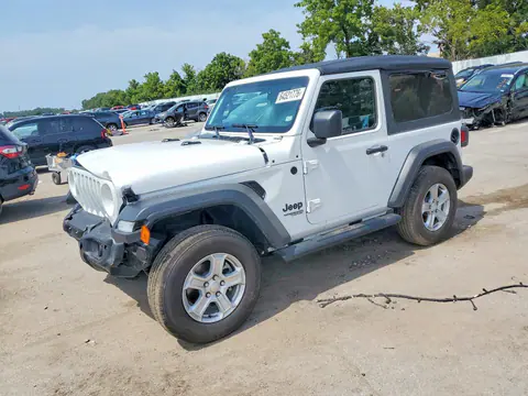 1C4GJXAG1MW863893 — 2021 Jeep Wrangler, Передняя часть (Front End), фото до ремонта