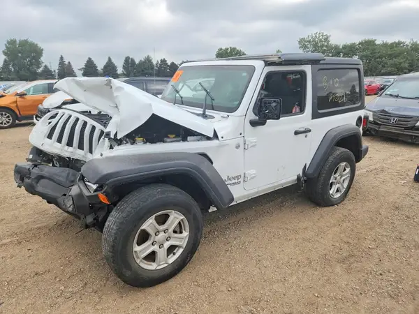 1C4GJXAN8MW546286 — 2021 Jeep Wrangler, Передняя часть (Front End), фото до ремонта