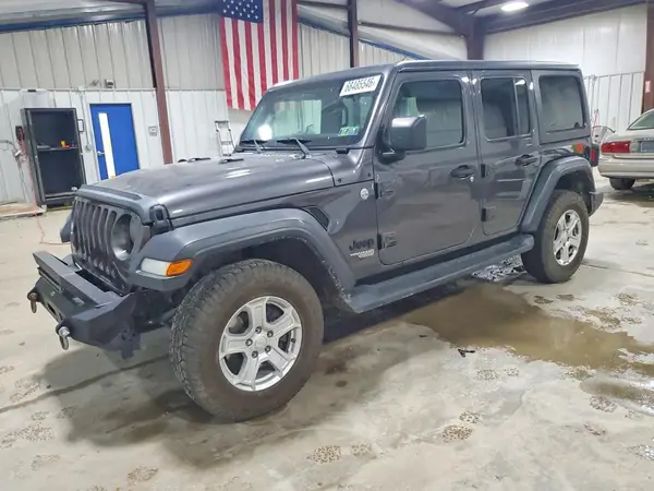 1C4HJXDGXMW822470 — 2021 Jeep Wrangler, Пожар двигателя (Burn - Engine), фото до ремонта