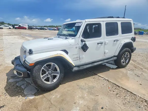 1C4HJXEGXMW501558 — 2021 Jeep Wrangler, Передняя часть (Front End), фото до ремонта