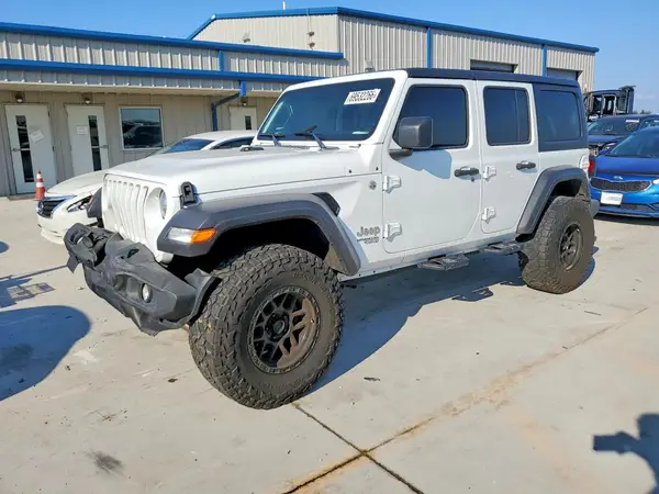 1C4HJXDN5MW616522 — 2021 Jeep Wrangler, Передняя часть (Front End), фото до ремонта