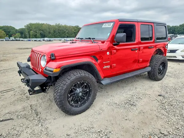 1C4HJXEN5MW564839 — 2021 Jeep Wrangler, Задняя часть (Rear End), фото до ремонта