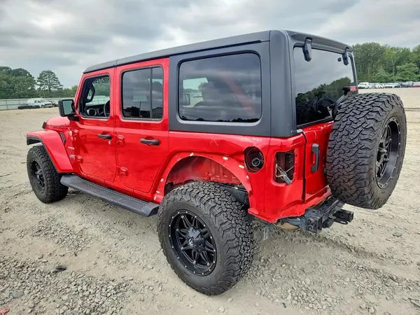 1C4HJXEN5MW564839 — 2021 Jeep Wrangler, фото 2 с аукциона Copart, Задняя часть