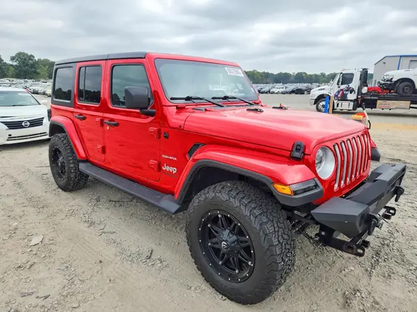 1C4HJXEN5MW564839 — 2021 Jeep Wrangler, фото 4 с аукциона Copart, Задняя часть