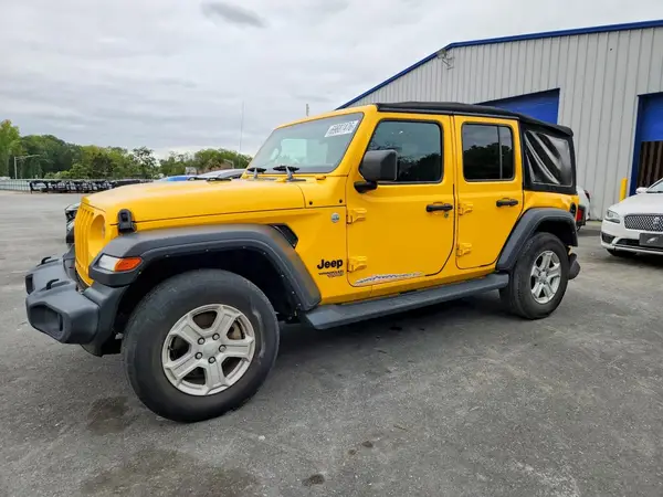1C4HJXDN4MW737123 — 2021 Jeep Wrangler, Задняя часть (Rear End), фото до ремонта