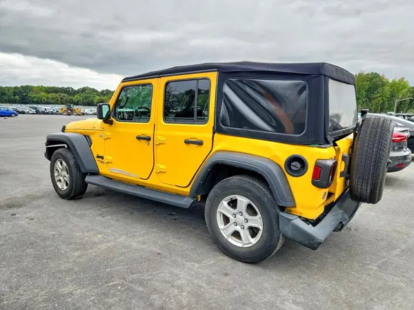 1C4HJXDN4MW737123 — 2021 Jeep Wrangler, фото 2 с аукциона Copart, Задняя часть