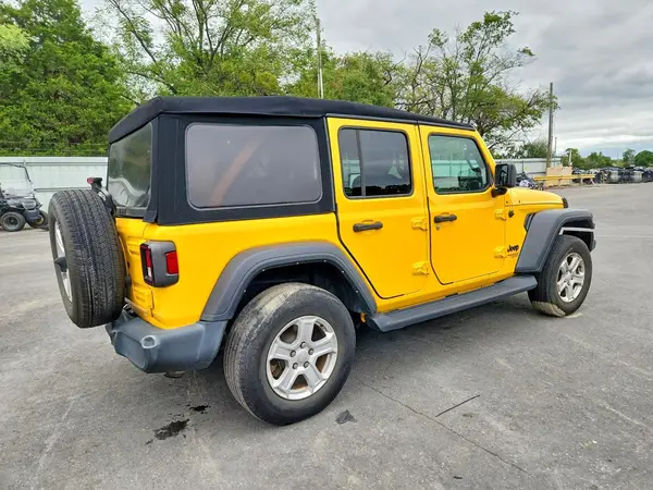 1C4HJXDN4MW737123 — 2021 Jeep Wrangler, фото 3 с аукциона Copart, Задняя часть