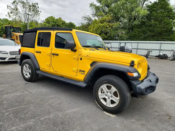 1C4HJXDN4MW737123 — 2021 Jeep Wrangler, фото 4 с аукциона Copart, Задняя часть