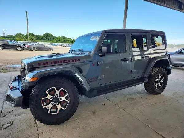 1C4HJXFG4MW647503 — 2021 Jeep Wrangler, Передняя часть (Front End), фото до ремонта