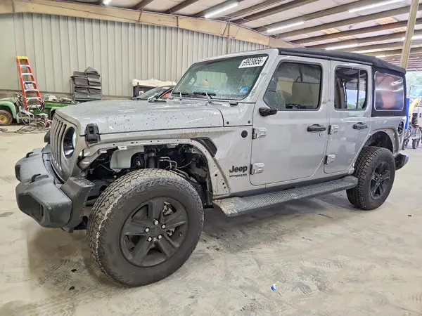 1C4HJXDG3MW615063 — 2021 Jeep Wrangler, Передняя часть (Front End), фото до ремонта