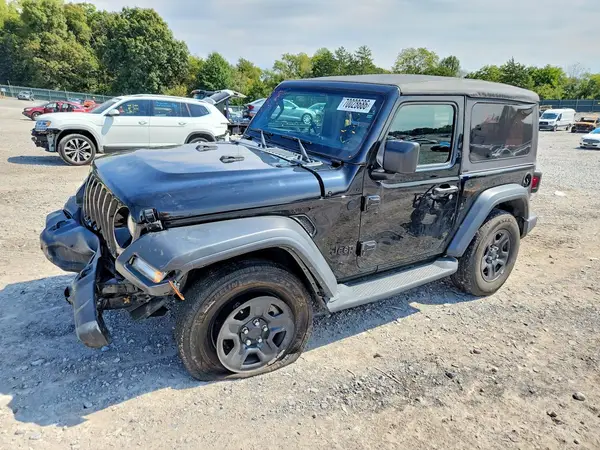 1C4HJXAG4MW836286 — 2021 Jeep Wrangler, Передняя часть (Front End), фото до ремонта