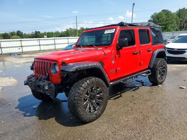1C4HJXFN7MW726615 — 2021 Jeep Wrangler, Передняя часть (Front End), фото до ремонта