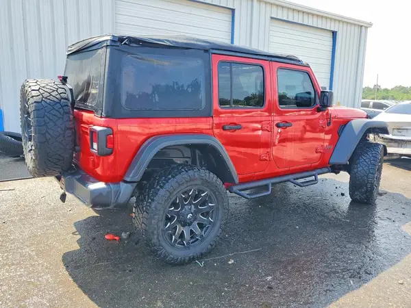 1C4HJXFN7MW726615 — 2021 Jeep Wrangler, фото 3 с аукциона Copart, Передняя часть