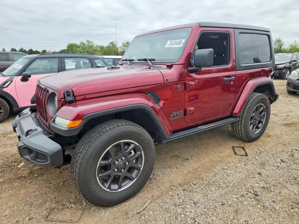 1C4HJXAG5MW576013 — 2021 Jeep Wrangler, Задняя часть (Rear End), фото до ремонта