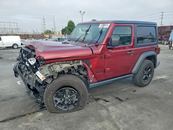 1C4HJXAG7MW626992 — 2021 Jeep Wrangler, Передняя часть (Front End), фото до ремонта