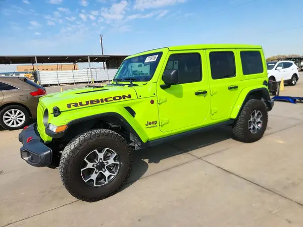 1C4HJXFN8MW794261 — 2021 Jeep Wrangler, Передняя часть (Front End), фото до ремонта