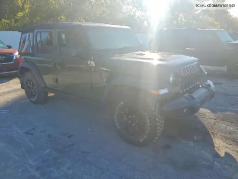 2021 Jeep Wrangler Unlimited Sport VIN 1C4HJXDG6MW501543 фото 4