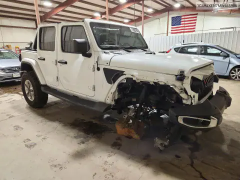 2021 Jeep Wrangler Unlimited Sahara VIN 1C4HJXEN7MW645986 фото 4
