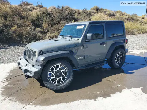 1C4HJXAG3MW569948 — 2021 Jeep Wrangler, Ходовая часть, фото до ремонта