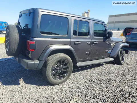 2021 Jeep Wrangler Unlimited Sahara 4Xe VIN 1C4JJXP63MW847585 фото 3