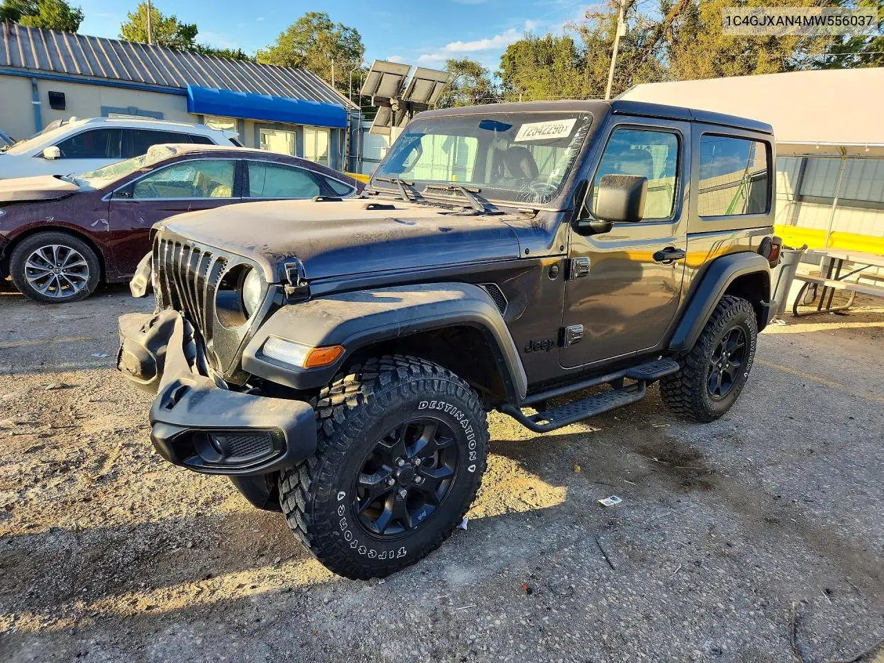 2021 Jeep Wrangler Sport VIN 1C4GJXAN4MW556037 фото 1