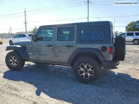 2021 Jeep Wrangler Unlimited Sport VIN 1C4HJXDN9MW621786 фото 2