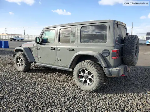 2021 Jeep Wrangler Unlimited Rubicon VIN 1C4HJXFG6MW582024 фото 2